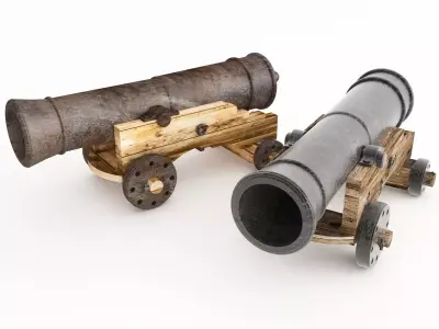 Cannon 01 04 3D model