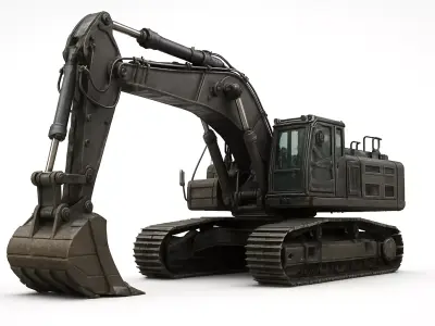 excavator 3D model