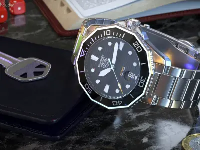  Tag Heuer Aquaracer Classic Metal Watch Black 