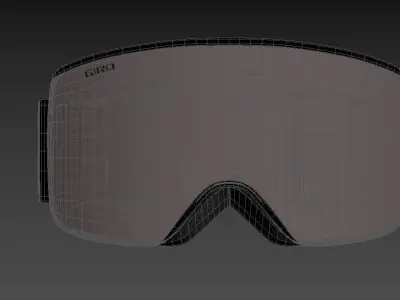 Giro Axis Ski Goggle 3D model
