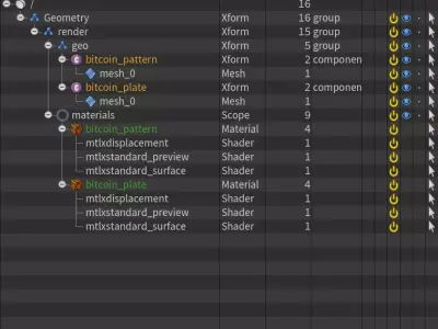 Bitcoin High-Poly 3D model