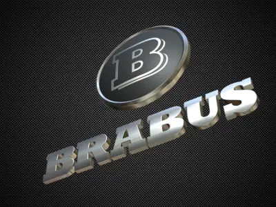 brabus logo 3D model