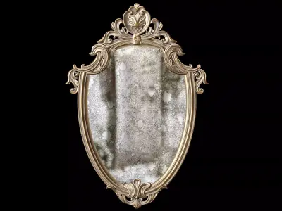 Rustic Wall Mirror  3D model