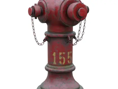 Fire Hydrant 3D model shop