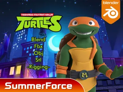 Michelangelo - TMNT 3D model
