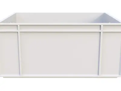 Universal plastic container 3D model