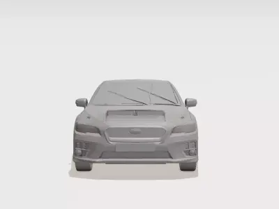 Turbo Rally Buddy Cute Cartoon Rally Car 3D print model
