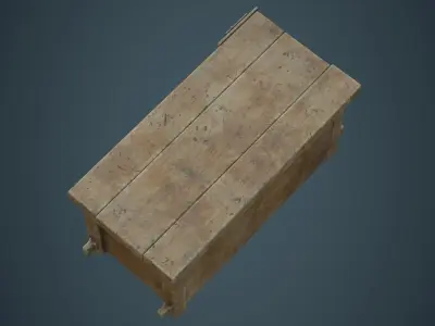 Workbench 2B Low-poly 3D model