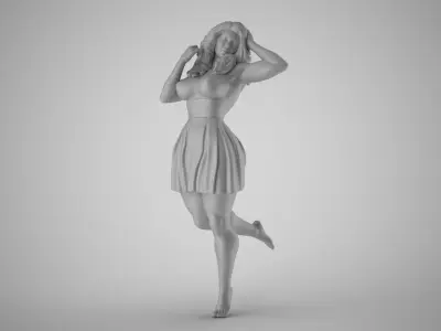 Woman in the Mirror 7 3D print model