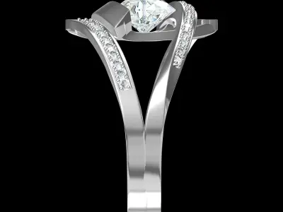 Wedding Ring  3D print model 293