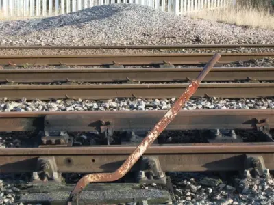 MANUAL POINT LEVER 7MM SCALE O GAUGE MODEL RAILWAY BUILDING 3D print model