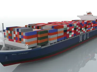Mol Confort Container Ship 3D model