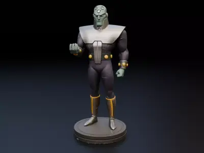 Brainiac The Collector of Worlds Statue 3D print model