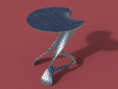 industrial seat 3D model