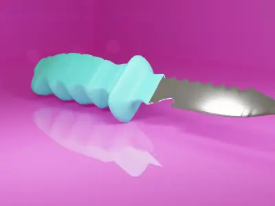 Knife by MrRay Free 3D model