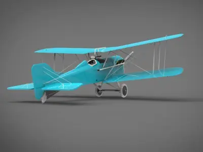 Royal Aircraft Factory SE 5a 3D model purchase