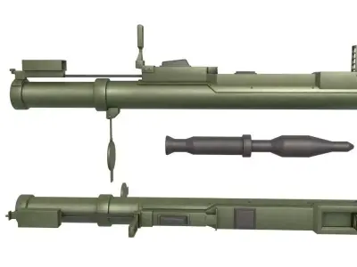 Incendiary Rocket Launcher 3D model by clayyrollershop