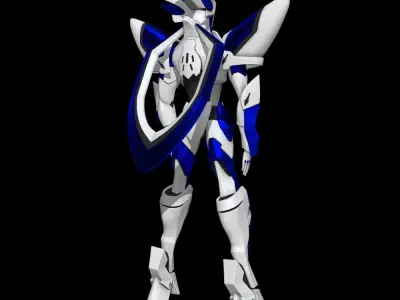 Muga Briheight - Back Arrow Anime 3D model