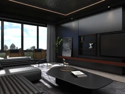 Interior Art - Dark Series - Part 1 01 3D model