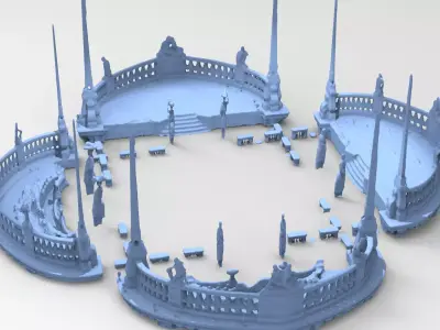 Poseidon ruins 6 3D model