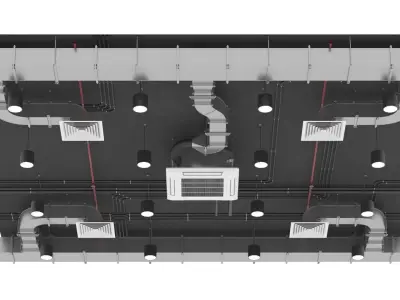 Ventilation System 3D model purchase