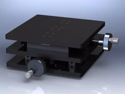 Custom Manual  XY Table 3D model