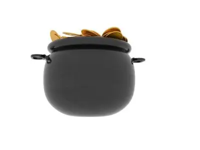 Pot of Gold 3D model purchase