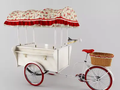 Cargo Bike Paris 3D model
