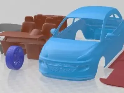 Opel Adam 2013 Printable Car 3D print model
