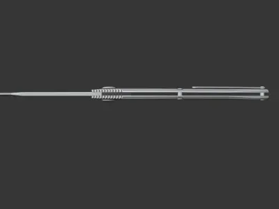 Brous Blades knife Raven Low-poly 3D model