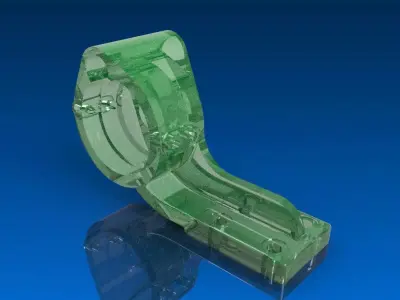 Bracket Pump Mechine MIlling 3D model