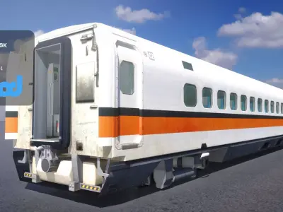 TW Train Cabin 002 3D model