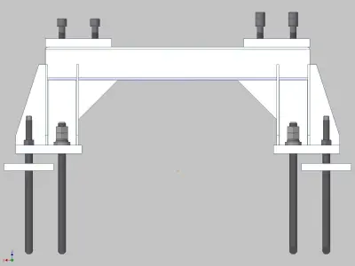 26370-ROBOT BASE BX130X-400 3D model