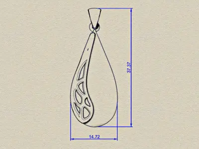DHP Pendant 3D model