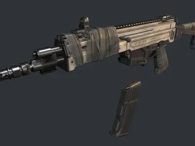 CZ 805 Low-poly 3D model purchase