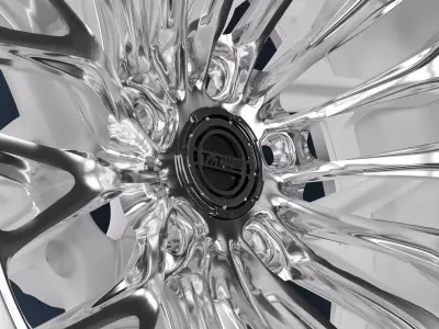 TnT forged 20-99 Custom wheel High-Poly 3D model