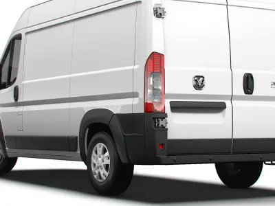 Ram ProMaster EV Cargo Van L2H2 2024 3D model