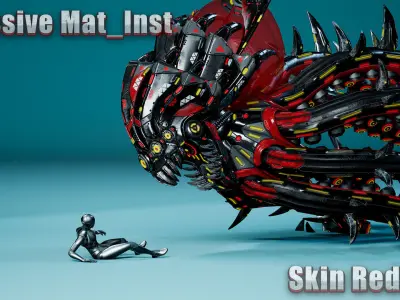 Sci-Fi Octopus Low-poly 3D model