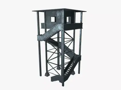 Watch Tower 3D model purchase