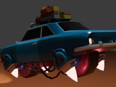  Torino Retro-Futurista 3D model