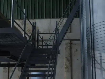Fermentation Plant 3D model