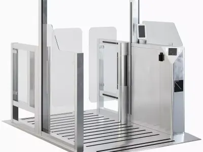 Security Gates 3D model