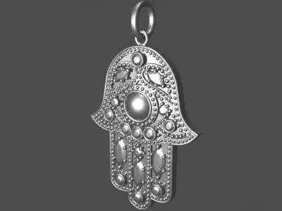 Moroccan Antique Jewelry 3D Model 3D model