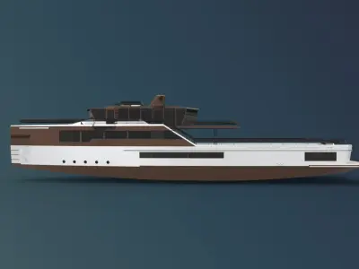 Super yacht  3D model