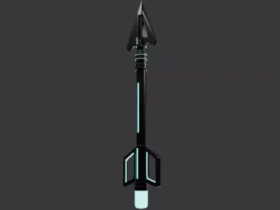 Sci-Fi Black Arrow 3D model