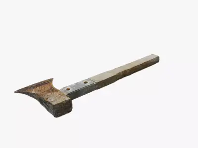 Anydrafts Axe 01 Low-poly 3D model