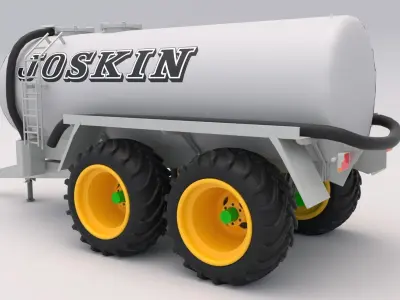 Joskin Tanker Trailer 3D model