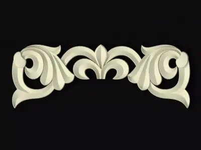 Central decor ornament for furniture Free 3D model 20