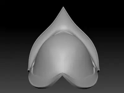 High-poly model Shoulder armor 3D model
