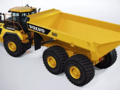 2020 Volvo A60H Articulated Hauler Truck 3D model